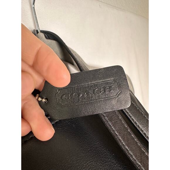 VTG Coach Legacy West Hampton Leather Backpack 9827 Black Purse Daypack Bag - Picture 12 of 12